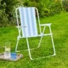 Blue And White Folding Chair 1 Blue And White Folding Chair -Home Luxe Studio 30926655