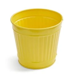 Small Bright Metal Bucket Plant Pot 7 Small Bright Metal Bucket Plant Pot -Home Luxe Studio 30926674