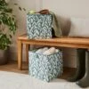 Set Of 2 Coastal Coral Storage Cubes 2 Set Of 2 Coastal Coral Storage Cubes -Home Luxe Studio 30926823