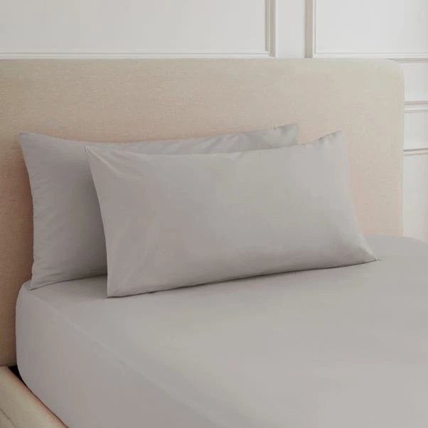 Hotel 230 Thread Count Percale Large Standard Pillowcase Pair 10 Hotel 230 Thread Count Percale Large Standard Pillowcase Pair - Image 8