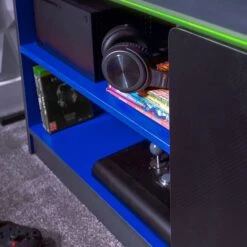 X Rocker Carbon Tek TV Media Cabinet With Neo Fibre LED For TVs Up To 42" 22 X Rocker Carbon Tek TV Media Cabinet With Neo Fibre LED For TVs Up To 42" -Home Luxe Studio 30927175 alt02