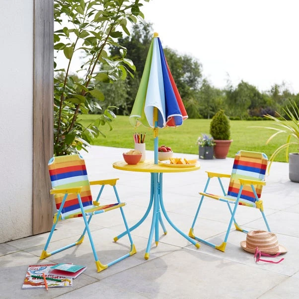 Children's Rainbow Patio Set 4 Children's Rainbow Patio Set - Image 2