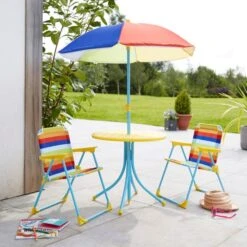 Children's Rainbow Patio Set 12 Children's Rainbow Patio Set -Home Luxe Studio 30927248 alt02