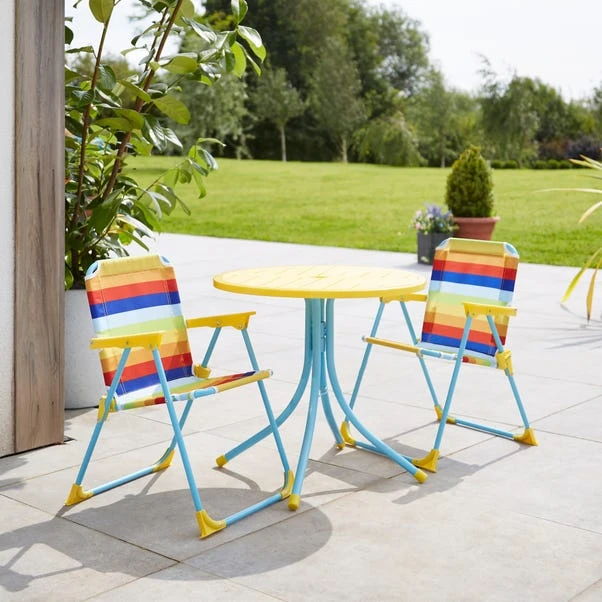 Children's Rainbow Patio Set 6 Children's Rainbow Patio Set - Image 4