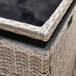 Grey Rattan 4 Seater Dining Cube Set 13 Grey Rattan 4 Seater Dining Cube Set -Home Luxe Studio 30927273 alt03