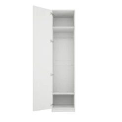Austen Single Wardrobe, White -Home Luxe Studio 30927308 alt02