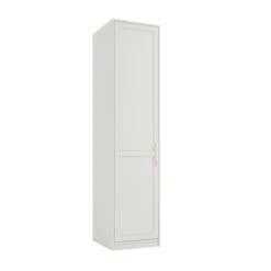 Austen Single Wardrobe, White -Home Luxe Studio 30927308 alt03