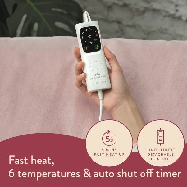 Dreamland IntelliHeat Velvet Plush Heated Throw 8 Dreamland IntelliHeat Velvet Plush Heated Throw - Image 6