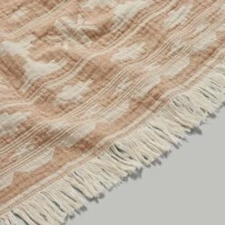 Matelasse Ikat Cotton Throw 21 Matelasse Ikat Cotton Throw -Home Luxe Studio 30927459 alt01