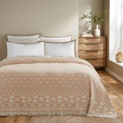 Matelasse Ikat Cotton Throw 24 Matelasse Ikat Cotton Throw -Home Luxe Studio 30927459 alt04