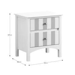 Beatrice Wide 2 Drawer Bedside Table 29 Beatrice Wide 2 Drawer Bedside Table -Home Luxe Studio 30927511 alt09