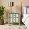 Beatrice Wide 2 Drawer Bedside Table 2 Beatrice Wide 2 Drawer Bedside Table -Home Luxe Studio 30927512