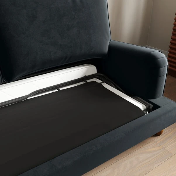 Beatrice Matte Velvet 3 Seater Double Sofa Bed 5 Beatrice Matte Velvet 3 Seater Double Sofa Bed - Image 3