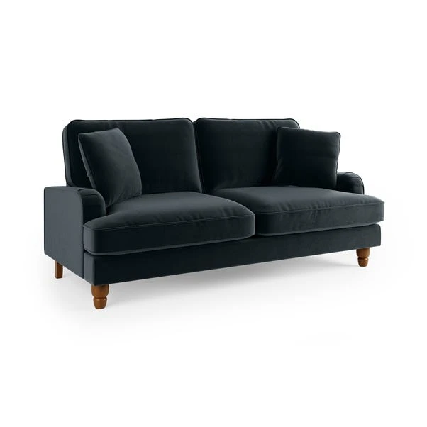 Beatrice Matte Velvet 3 Seater Double Sofa Bed 10 Beatrice Matte Velvet 3 Seater Double Sofa Bed - Image 8
