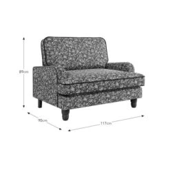 Beatrice Ditsy Floral Snuggle Chair 17 Beatrice Ditsy Floral Snuggle Chair -Home Luxe Studio 30927538 alt09