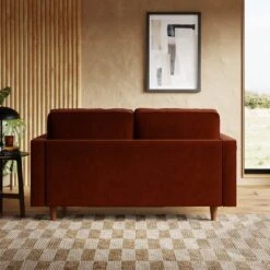 Zoe Casual Sit Velvet 2 Seater Sofa 30 Zoe Casual Sit Velvet 2 Seater Sofa -Home Luxe Studio 30927541 alt01