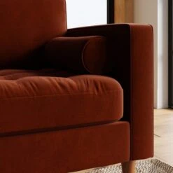 Zoe Casual Sit Velvet 2 Seater Sofa 32 Zoe Casual Sit Velvet 2 Seater Sofa -Home Luxe Studio 30927541 alt03