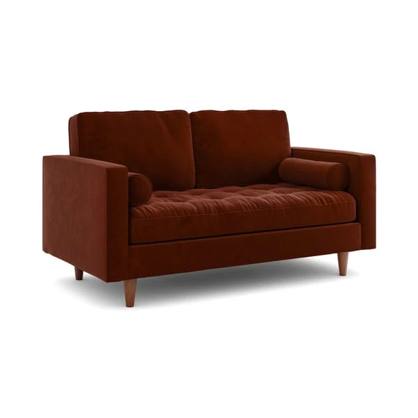 Zoe Casual Sit Velvet 2 Seater Sofa 18 Zoe Casual Sit Velvet 2 Seater Sofa - Image 16