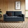 Zoe Casual Sit Velvet 2 Seater Sofa 2 Zoe Casual Sit Velvet 2 Seater Sofa -Home Luxe Studio 30927551