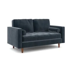 Zoe Casual Sit Velvet 2 Seater Sofa 26 Zoe Casual Sit Velvet 2 Seater Sofa -Home Luxe Studio 30927551 alt06