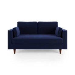 Zoe Plain Velvet 2 Seater Sofa -Home Luxe Studio 30927561 alt07