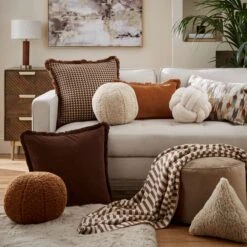 Rectangle Checkerboard Knit Throw 130cm X 180cm 11 Rectangle Checkerboard Knit Throw 130cm X 180cm -Home Luxe Studio 30927635 alt04