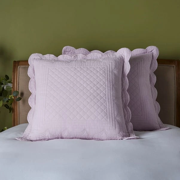 Dorma Soft Scalloped Pillowsham 3 Dorma Soft Scalloped Pillowsham