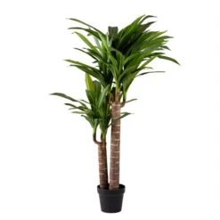 Artificial Triple Stem Yucca Tree In Black Plant Pot 8 Artificial Triple Stem Yucca Tree In Black Plant Pot -Home Luxe Studio 30927770 alt02