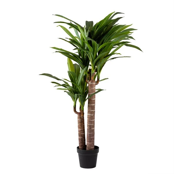 Artificial Triple Stem Yucca Tree In Black Plant Pot 5 Artificial Triple Stem Yucca Tree In Black Plant Pot - Image 3