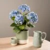 Artificial Real Touch Hydrangea In Black Plant Pot 2 Artificial Real Touch Hydrangea In Black Plant Pot -Home Luxe Studio 30927772