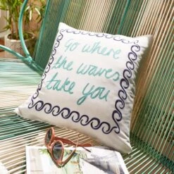 Pack Of 3 Summer Breeze Outdoor Square Cushion Covers 10 Pack Of 3 Summer Breeze Outdoor Square Cushion Covers -Home Luxe Studio 30927792 alt01