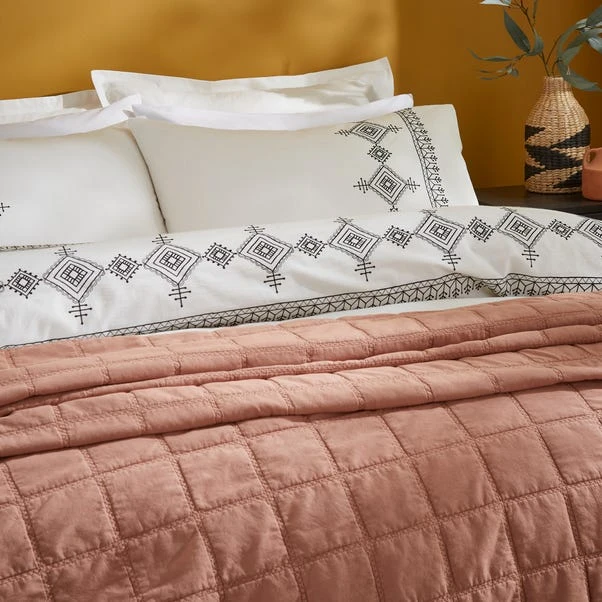 Embroidered Inca 100% Cotton Duvet Cover And Pillowcase Set 17 Embroidered Inca 100% Cotton Duvet Cover And Pillowcase Set - Image 15