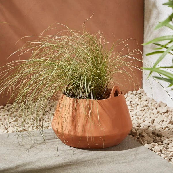Terracotta Basket Plant Pot 3 Terracotta Basket Plant Pot