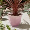 Pink Resin Lotus Flower Plant Pot 2 Pink Resin Lotus Flower Plant Pot -Home Luxe Studio 30927982