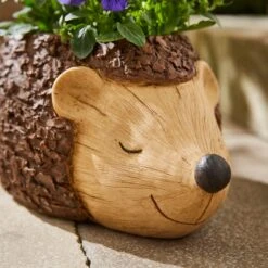 Resin Hedgehog Plant Pot 5 Resin Hedgehog Plant Pot -Home Luxe Studio 30927996 alt01
