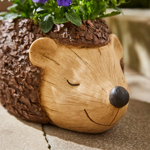 Resin Hedgehog Plant Pot 4 Resin Hedgehog Plant Pot - Image 2