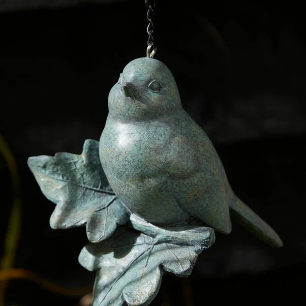 Bronze Resin Hanging Bird Ornament 4 Bronze Resin Hanging Bird Ornament - Image 2