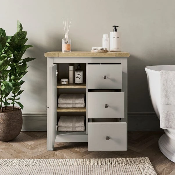 Olney 3 Drawer Bathroom Cabinet 4 Olney 3 Drawer Bathroom Cabinet - Image 2