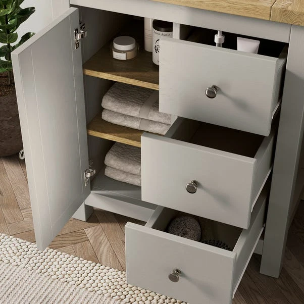 Olney 3 Drawer Bathroom Cabinet 5 Olney 3 Drawer Bathroom Cabinet - Image 3