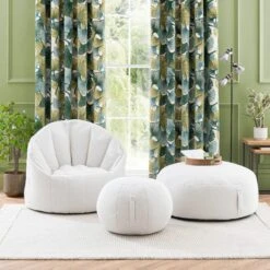 Adella Sherpa Ivory Ball Pouffe 13 Adella Sherpa Ivory Ball Pouffe -Home Luxe Studio 30928194 alt05