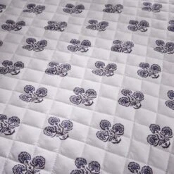 Ashwin Floral Blockprint Duvet Cover And Pillowcase Set 26 Ashwin Floral Blockprint Duvet Cover And Pillowcase Set -Home Luxe Studio 30928351 alt04