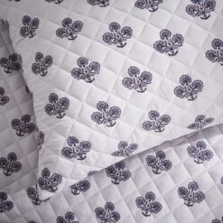 Ashwin Floral Blockprint Duvet Cover And Pillowcase Set 28 Ashwin Floral Blockprint Duvet Cover And Pillowcase Set -Home Luxe Studio 30928351 alt06