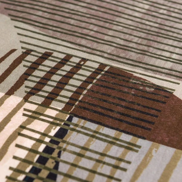 Lukas Geometric Cotton Duvet Cover & Pillowcase Set 15 Lukas Geometric Cotton Duvet Cover & Pillowcase Set - Image 13