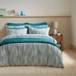 Oceana Jaquard 100% Cotton Duvet Cover And Pillowcase Set 41 Oceana Jaquard 100% Cotton Duvet Cover And Pillowcase Set -Home Luxe Studio 30928562 alt07