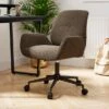 Ginny Boucle Swivel Office Chair 2 Ginny Boucle Swivel Office Chair -Home Luxe Studio 30928669