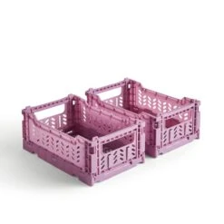 Pack Of 2 Foldable Crates 32 Pack Of 2 Foldable Crates -Home Luxe Studio 30929147 alt02