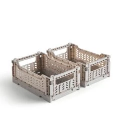 Pack Of 2 Foldable Crates 26 Pack Of 2 Foldable Crates -Home Luxe Studio 30929155 alt02