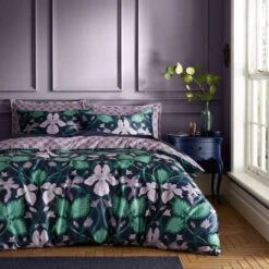 Nouveau Iris Duvet Cover And Pillowcase Set 30 Nouveau Iris Duvet Cover And Pillowcase Set -Home Luxe Studio 30929165
