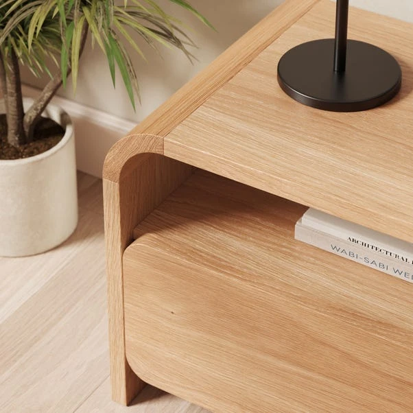 Bennett Extra Wide TV Unit For TVs Up To 70", Light Oak 6 Bennett Extra Wide TV Unit For TVs Up To 70", Light Oak - Image 4