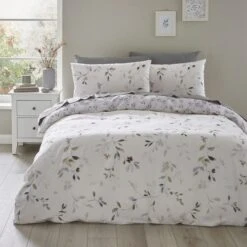 Moonlight Floral 144 Thread Count Reversible Duvet Cover & Pillowcase Set 40 Moonlight Floral 144 Thread Count Reversible Duvet Cover & Pillowcase Set -Home Luxe Studio 30929270